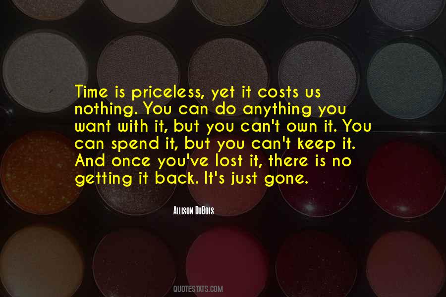 Quotes About Priceless Time #1103943