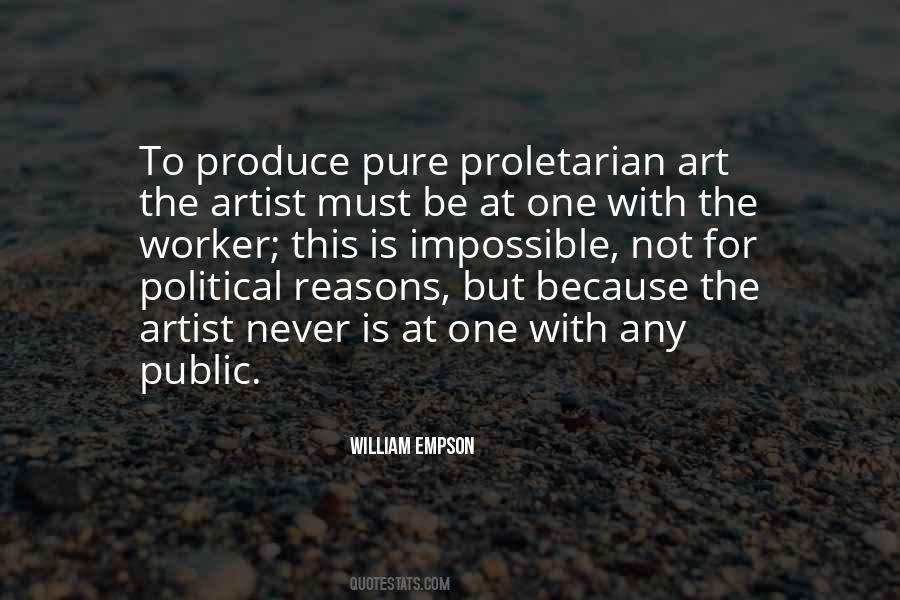 Proletarian Art Quotes #800739