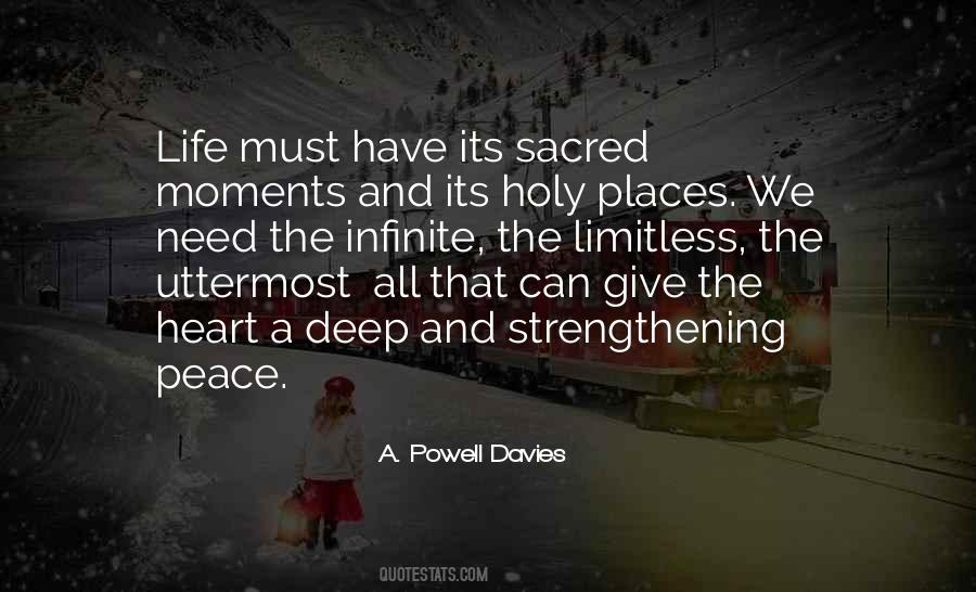 Quotes About Sacred Places #1217367