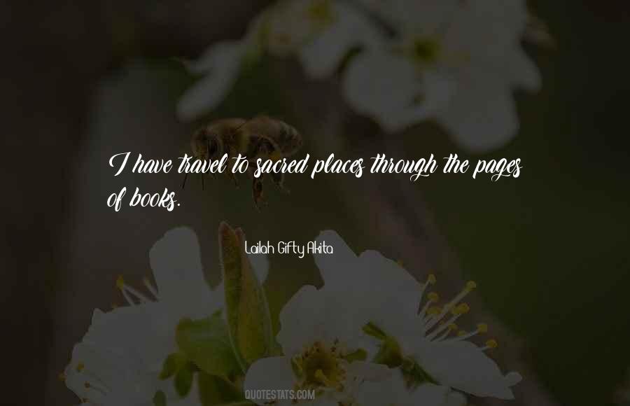 Quotes About Sacred Places #177811