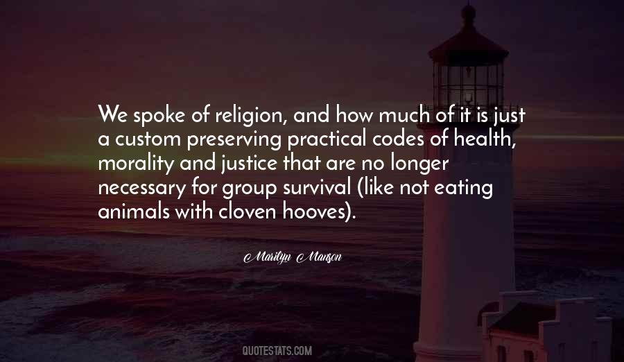 Quotes About Morality Without Religion #128365