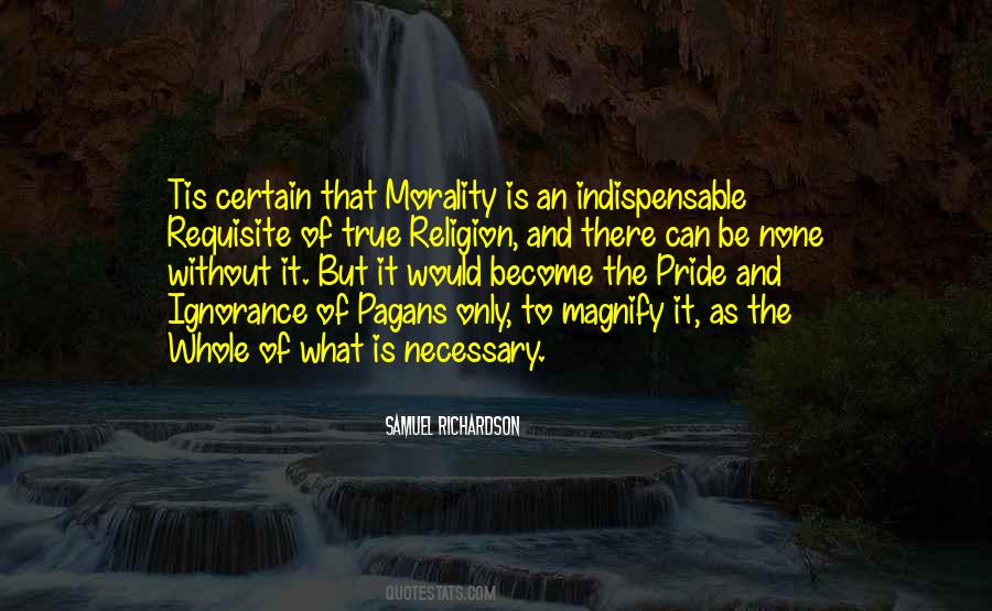 Quotes About Morality Without Religion #1442356