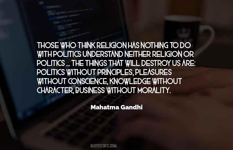 Quotes About Morality Without Religion #1673179