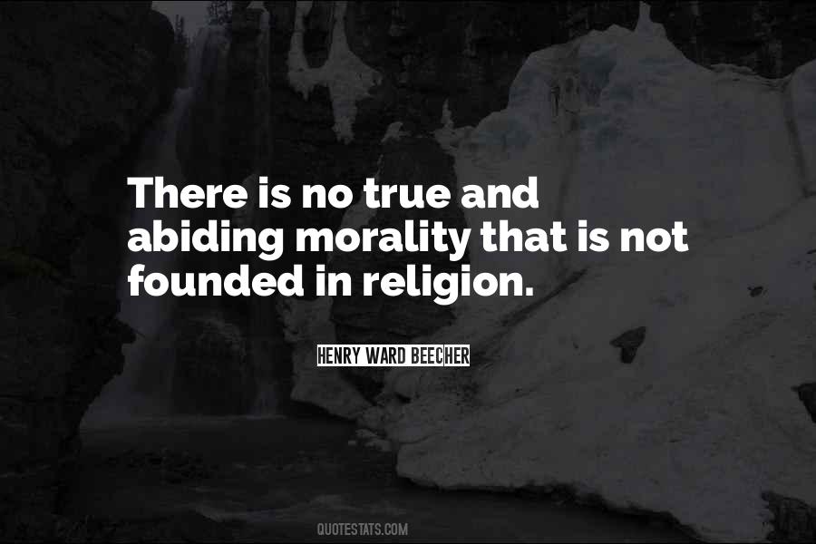 Quotes About Morality Without Religion #60909