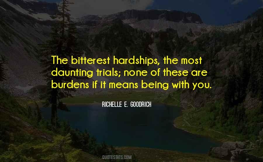 Love Hardship Quotes #814151