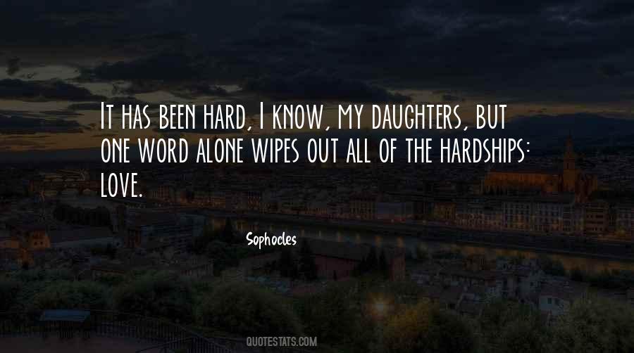 Love Hardship Quotes #973336