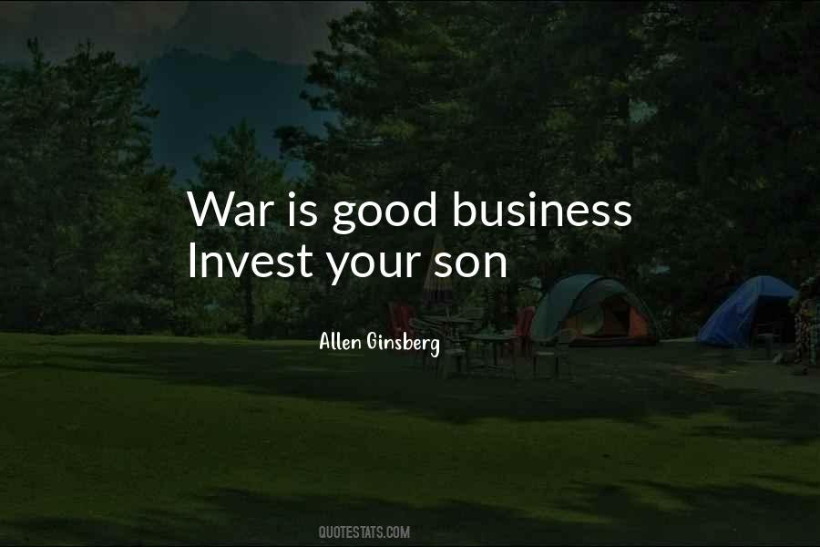 Quotes About War Is Good #1873490