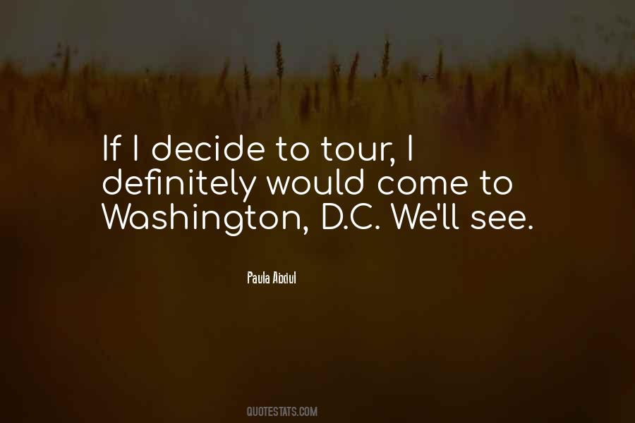 Quotes About Washington D.c #1757949