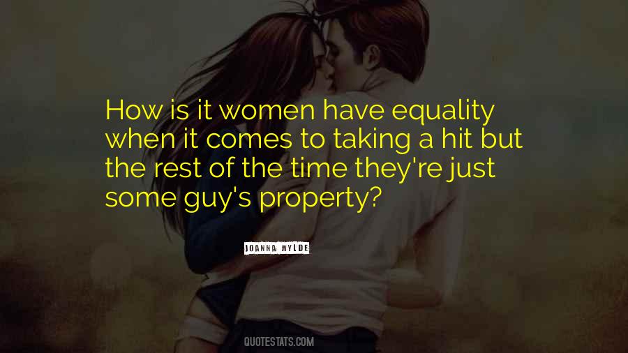 Equality Of Women Quotes #1072738