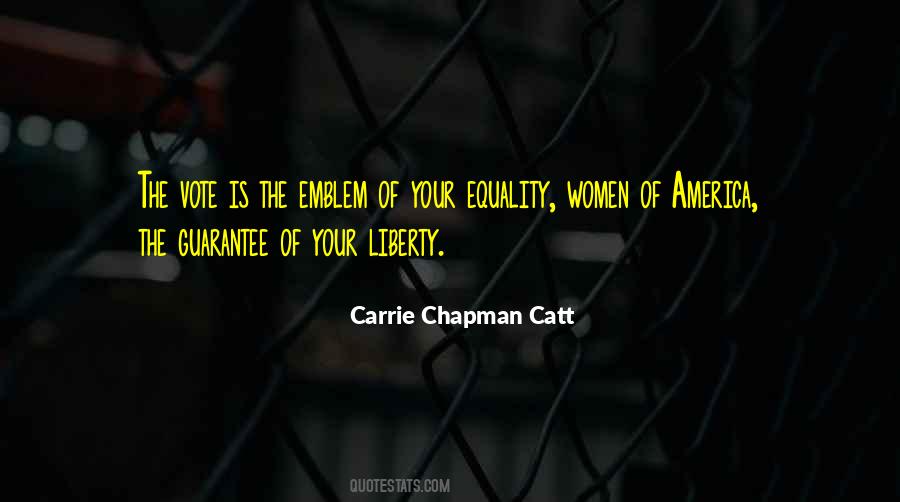 Equality Of Women Quotes #166732