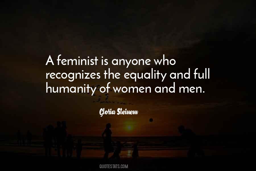 Equality Of Women Quotes #217913