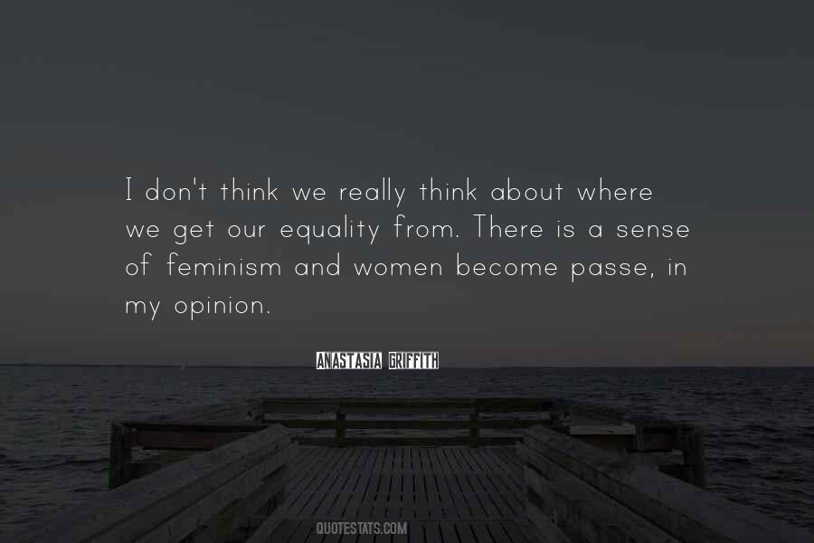 Equality Of Women Quotes #355639