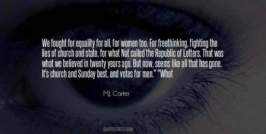 Equality Of Women Quotes #645561