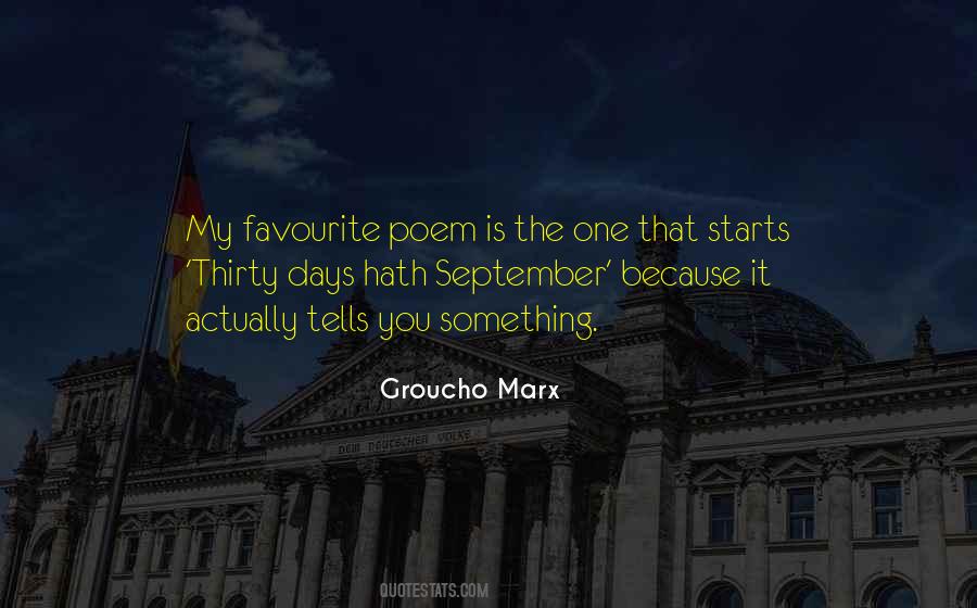 Quotes About September #1211757