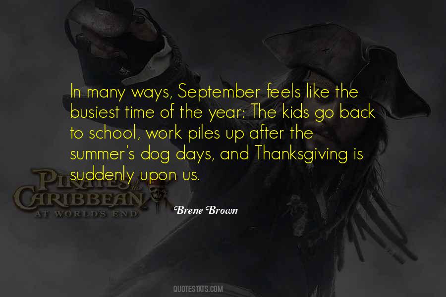 Quotes About September #1220491