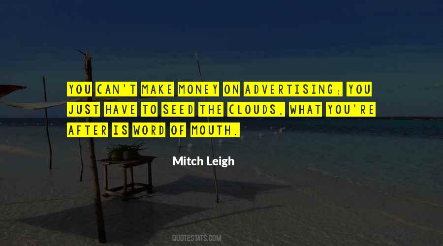 Quotes About Word Of Mouth Advertising #300781