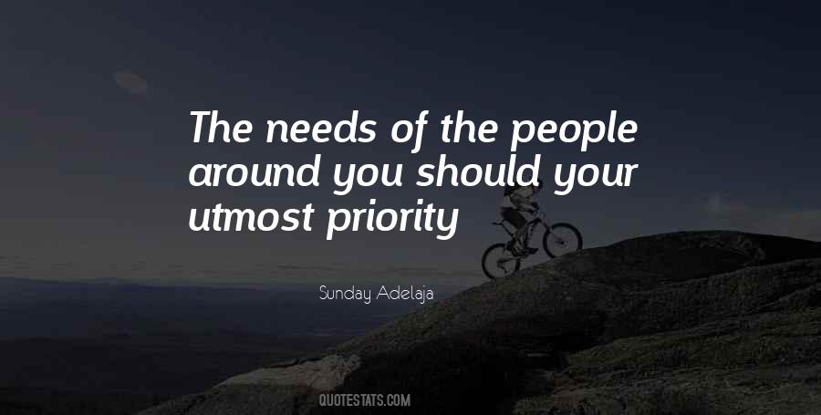Quotes About Meeting Your Needs #1015754