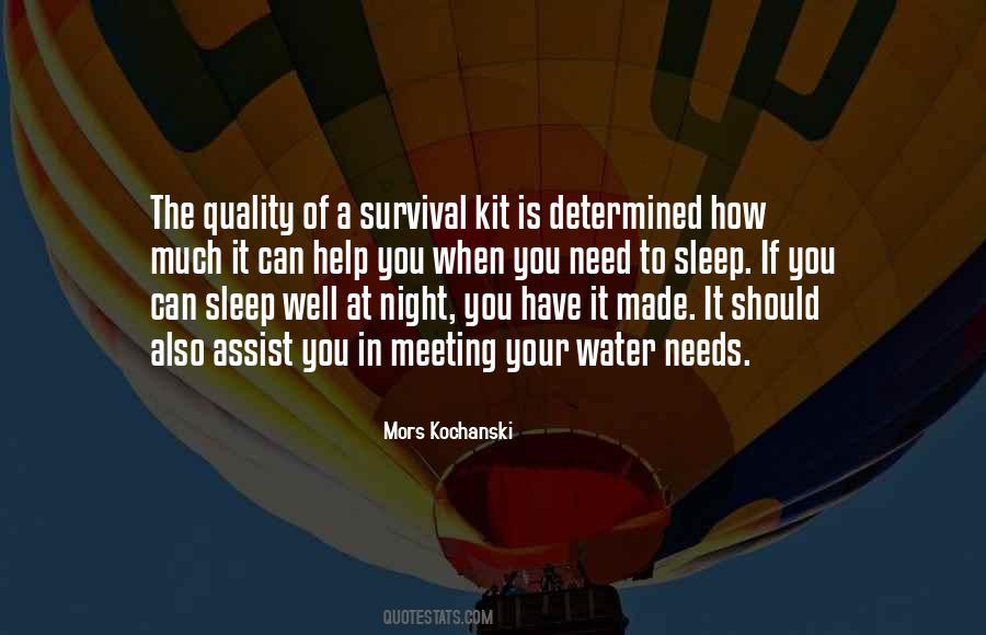 Quotes About Meeting Your Needs #1235158