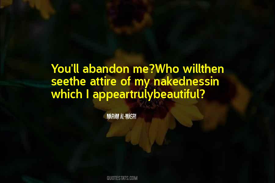 My Abandonment Quotes #1335276