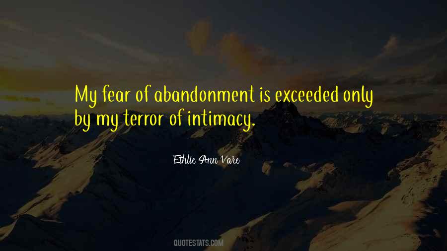 My Abandonment Quotes #759550