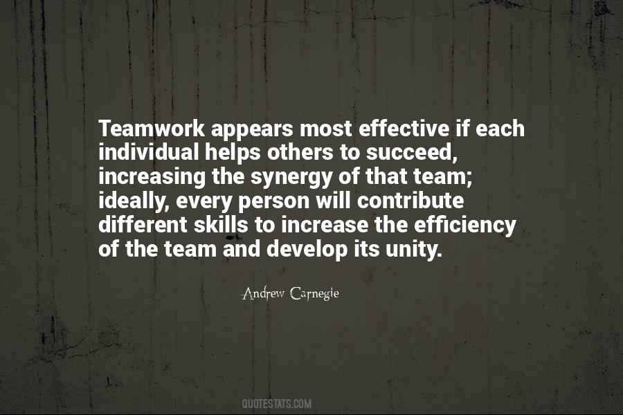 Quotes About Effective Teamwork #1414673