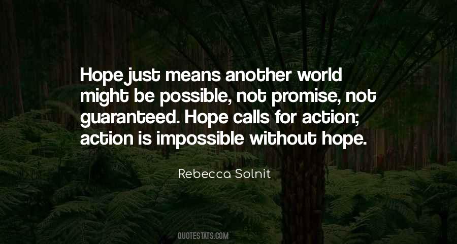 Quotes About Without Hope #1559352