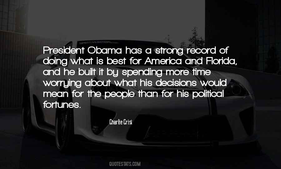 Quotes About President Obama #1284049