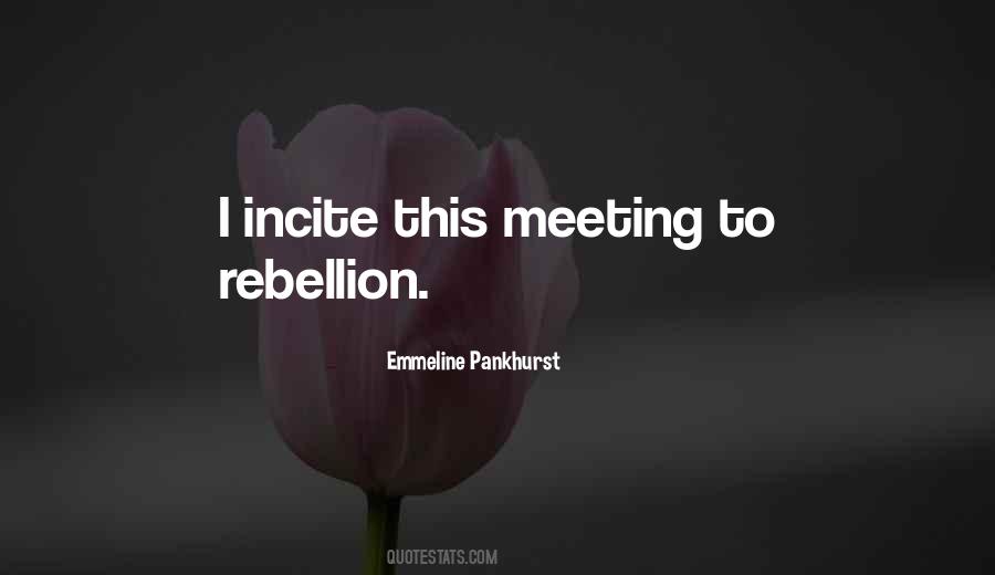 Quotes About Rebellion #1267466