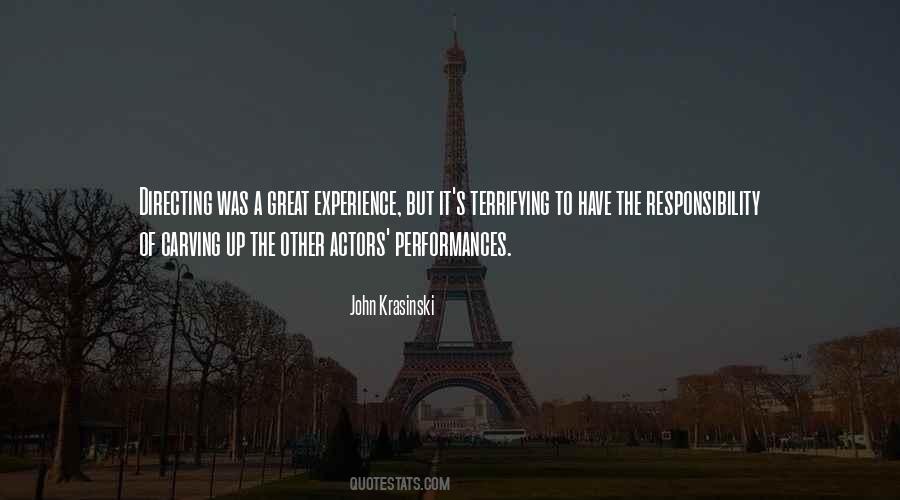 Quotes About A Great Experience #1254511