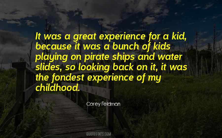 Quotes About A Great Experience #1323482