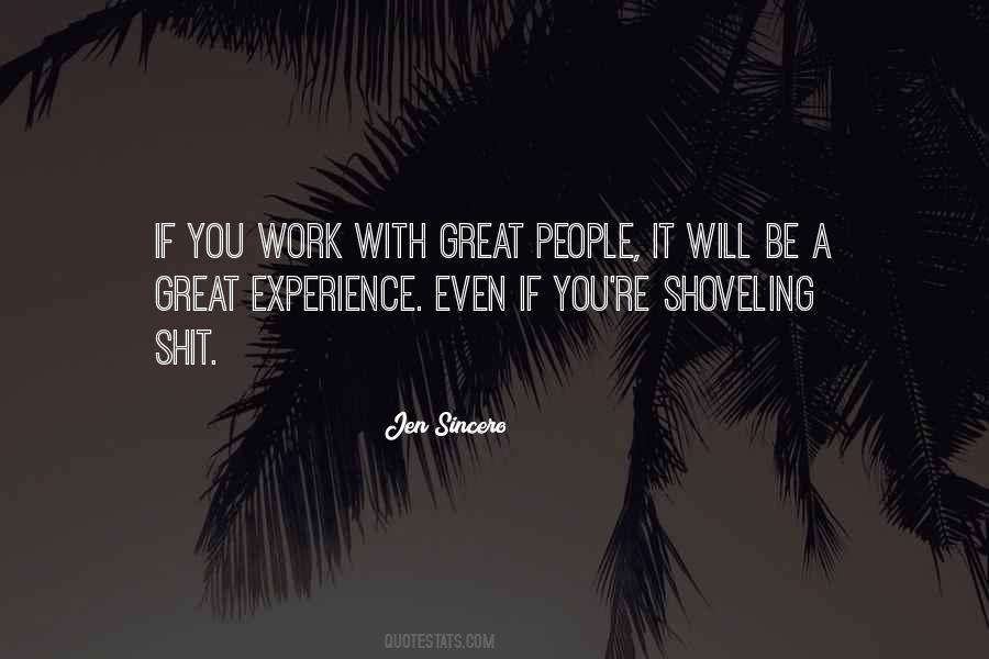 Quotes About A Great Experience #1769229