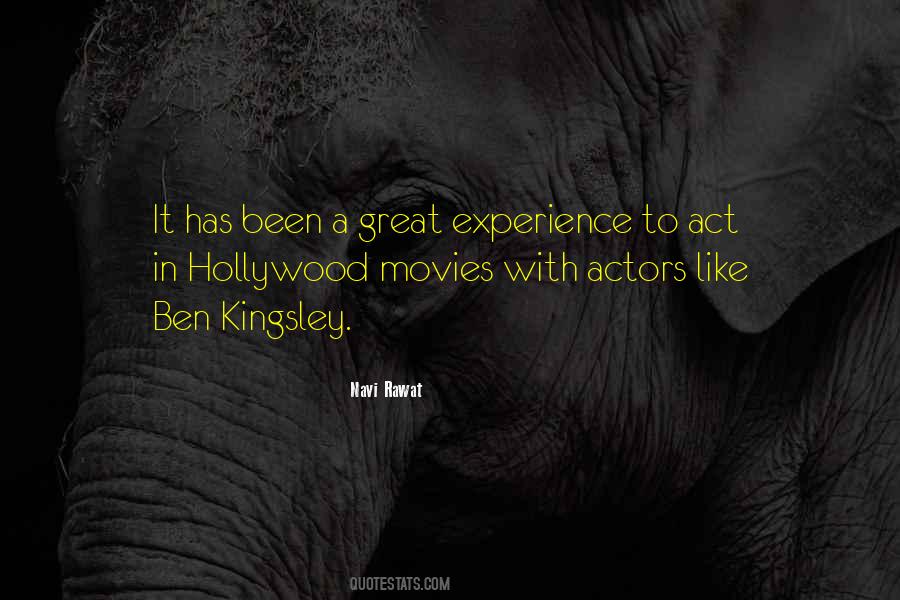 Quotes About A Great Experience #1841788