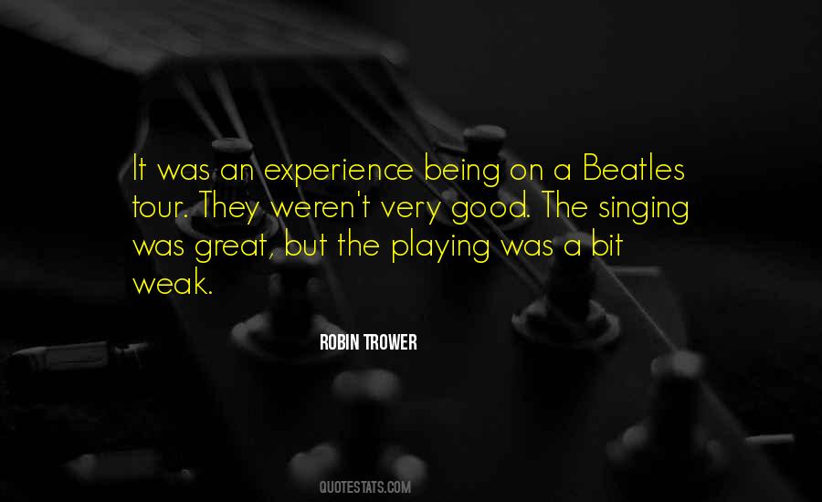 Quotes About A Great Experience #19548