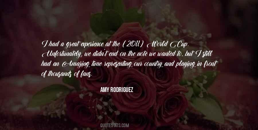 Quotes About A Great Experience #208153