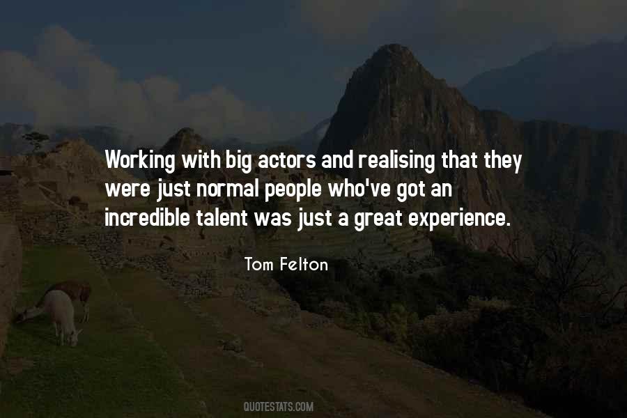 Quotes About A Great Experience #329373