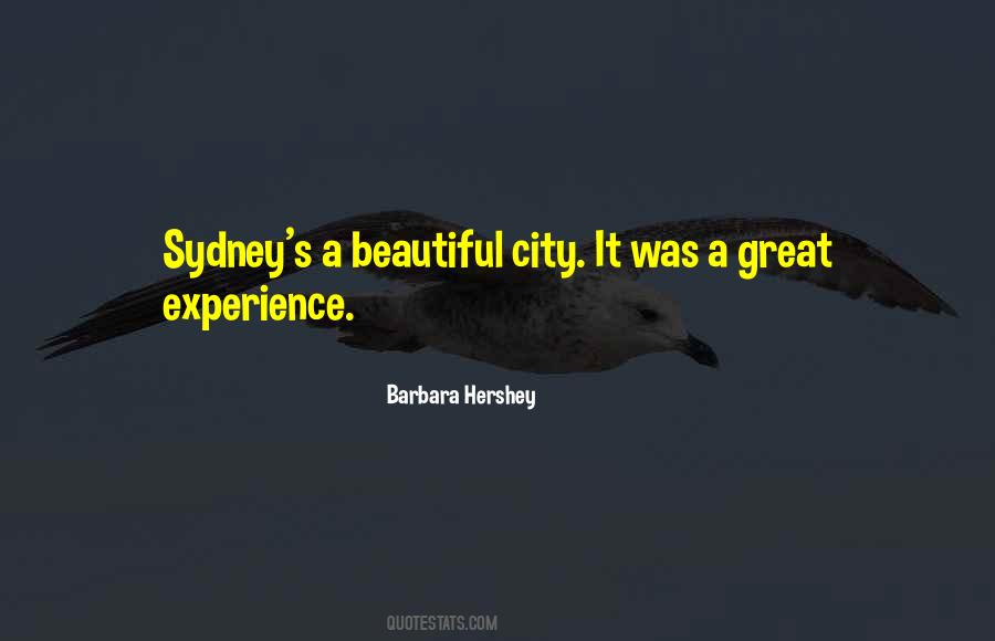 Quotes About A Great Experience #700246