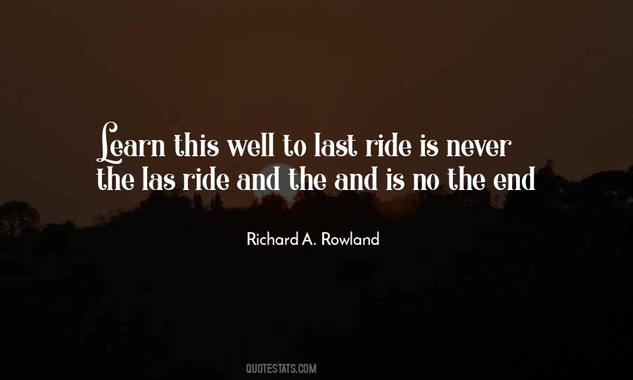 One Last Ride Quotes #1483847