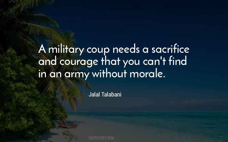 Quotes About Morale In The Military #1707424