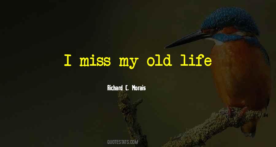 Quotes About Missing Old Times #329357