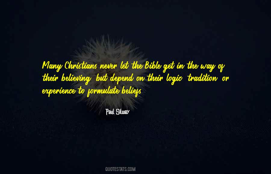 Quotes About Believing In The Bible #1821374