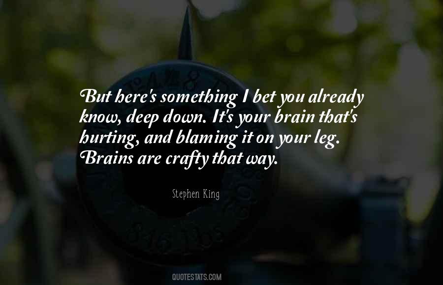 Quotes About Blaming Self #176513