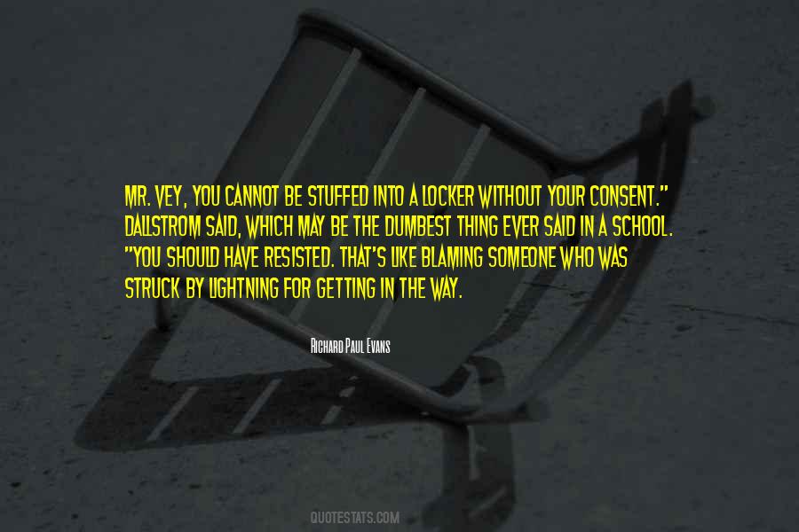 Quotes About Blaming Self #194076