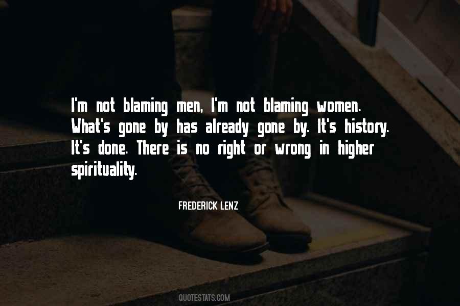 Quotes About Blaming Self #228575