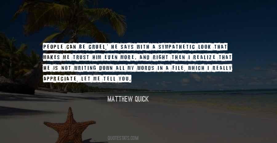 Quotes About Cruel Words #1180274