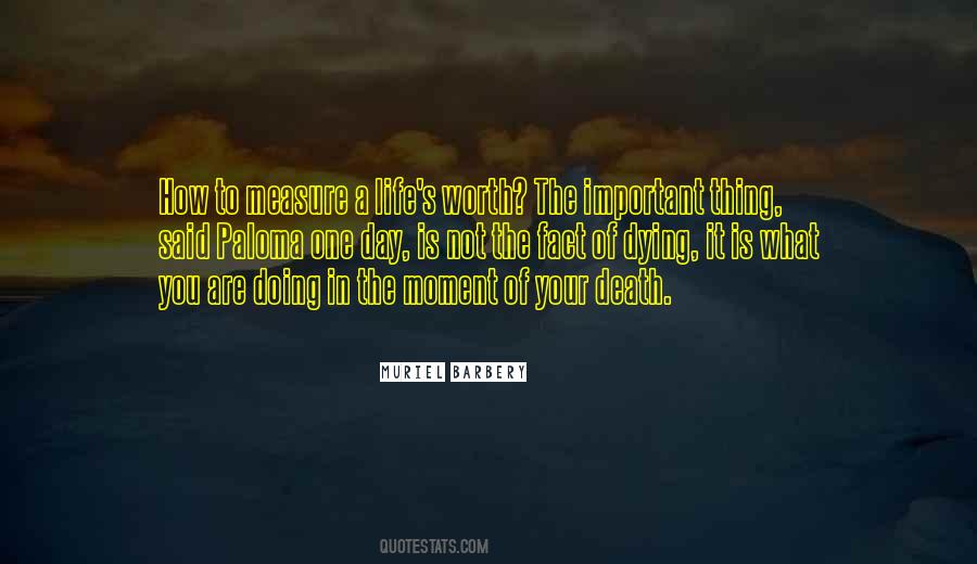 Quotes About What You Are Worth #425626