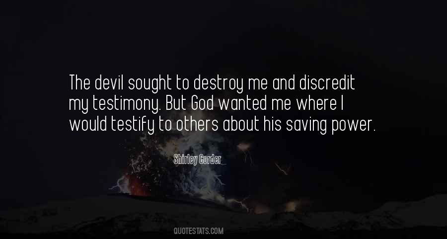 Quotes About God And The Devil #262236