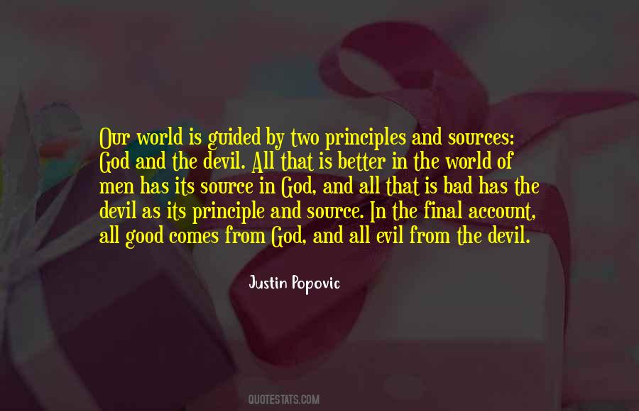 Quotes About God And The Devil #889651