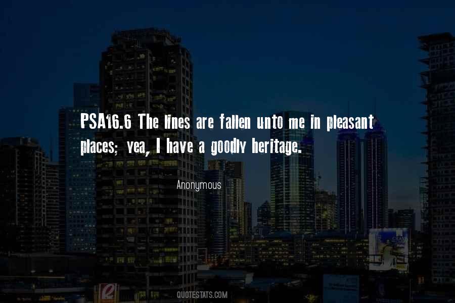 Quotes About Heritage #1340500