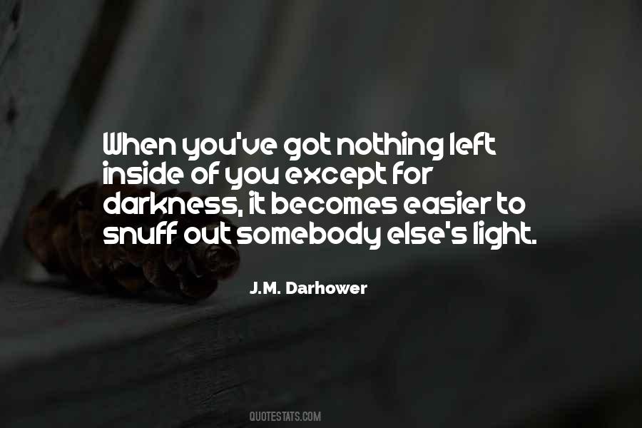 Quotes About Darkness Inside You #830581