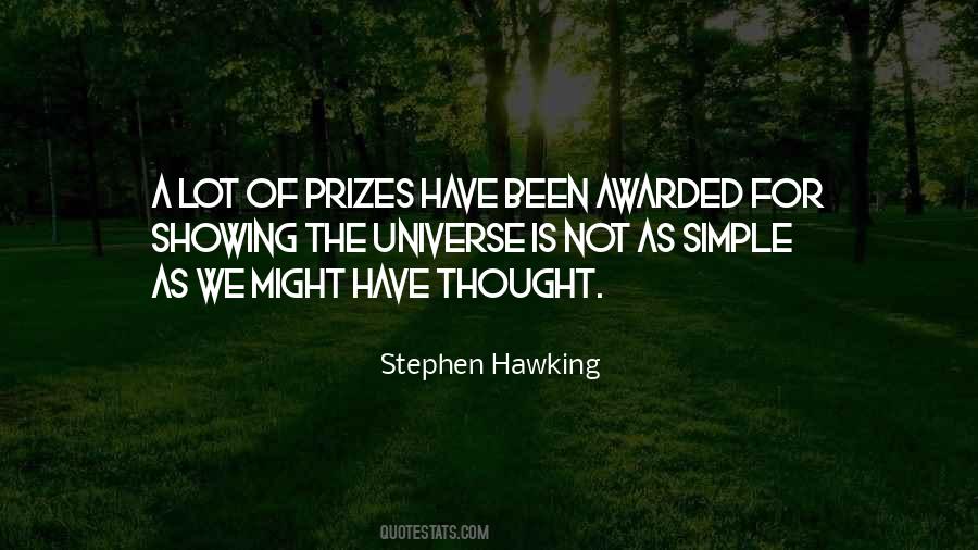 Quotes About Prizes #968558